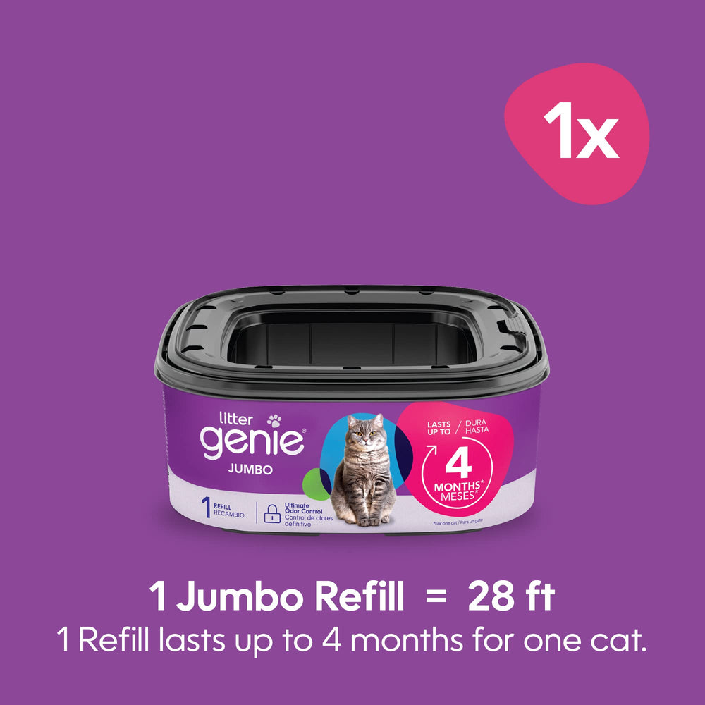 Litter Genie odor barrier multilayer design helps trap smells between changes.