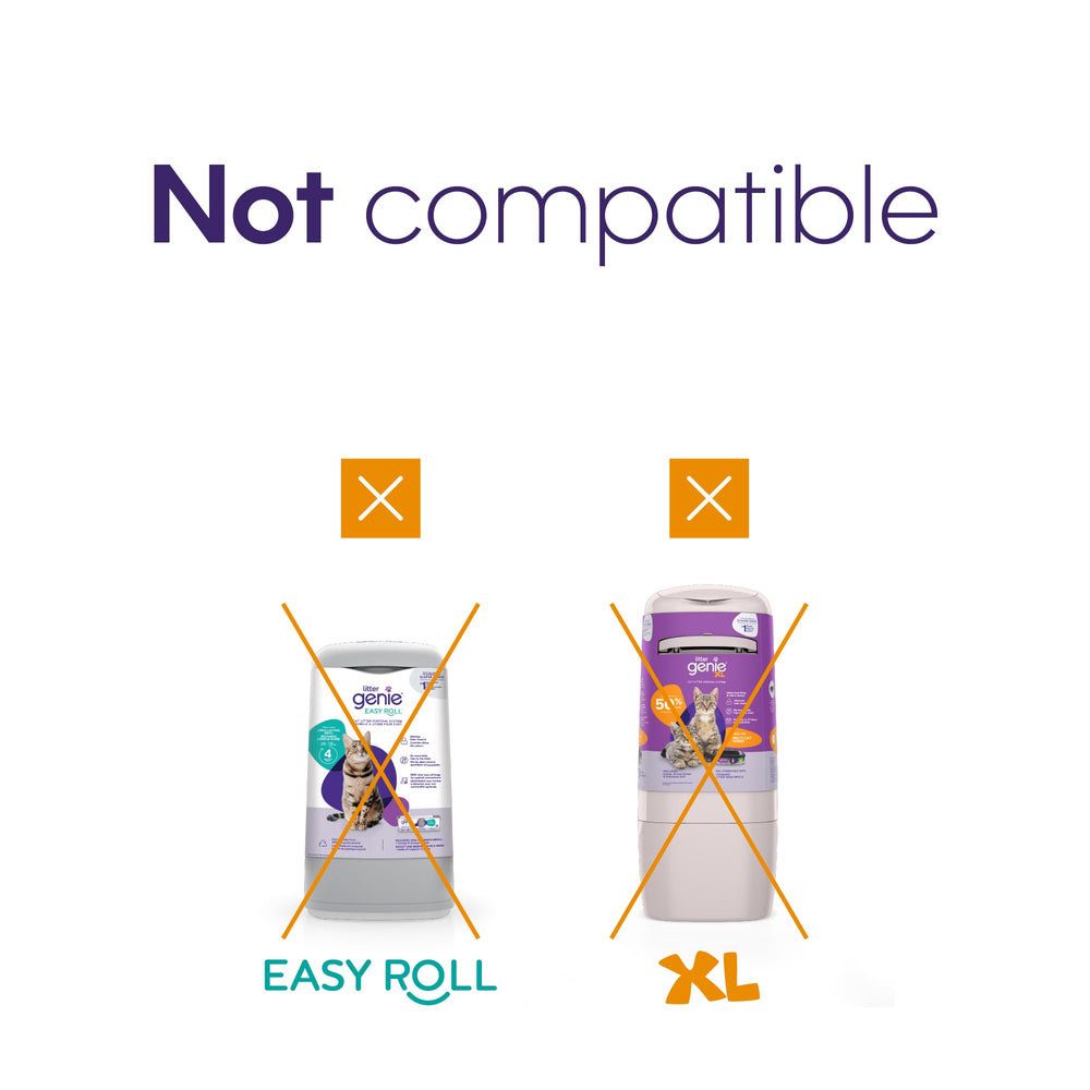 Litter Genie XL+ compatibility note for complete setup.