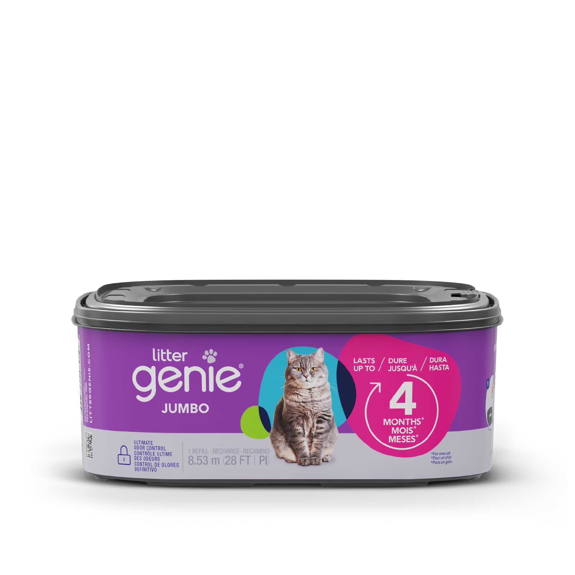 Litter Genie pail compatibility with Standard and Plus pails.