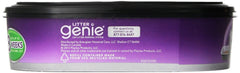 Litter Genie Refill 3 Pack cartridge image indicating cartridge lasts up to two months per cat