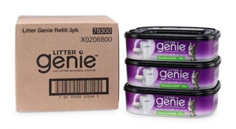 Litter Genie Refill 3 Pack durable plastic image showing sturdy build for busy homes