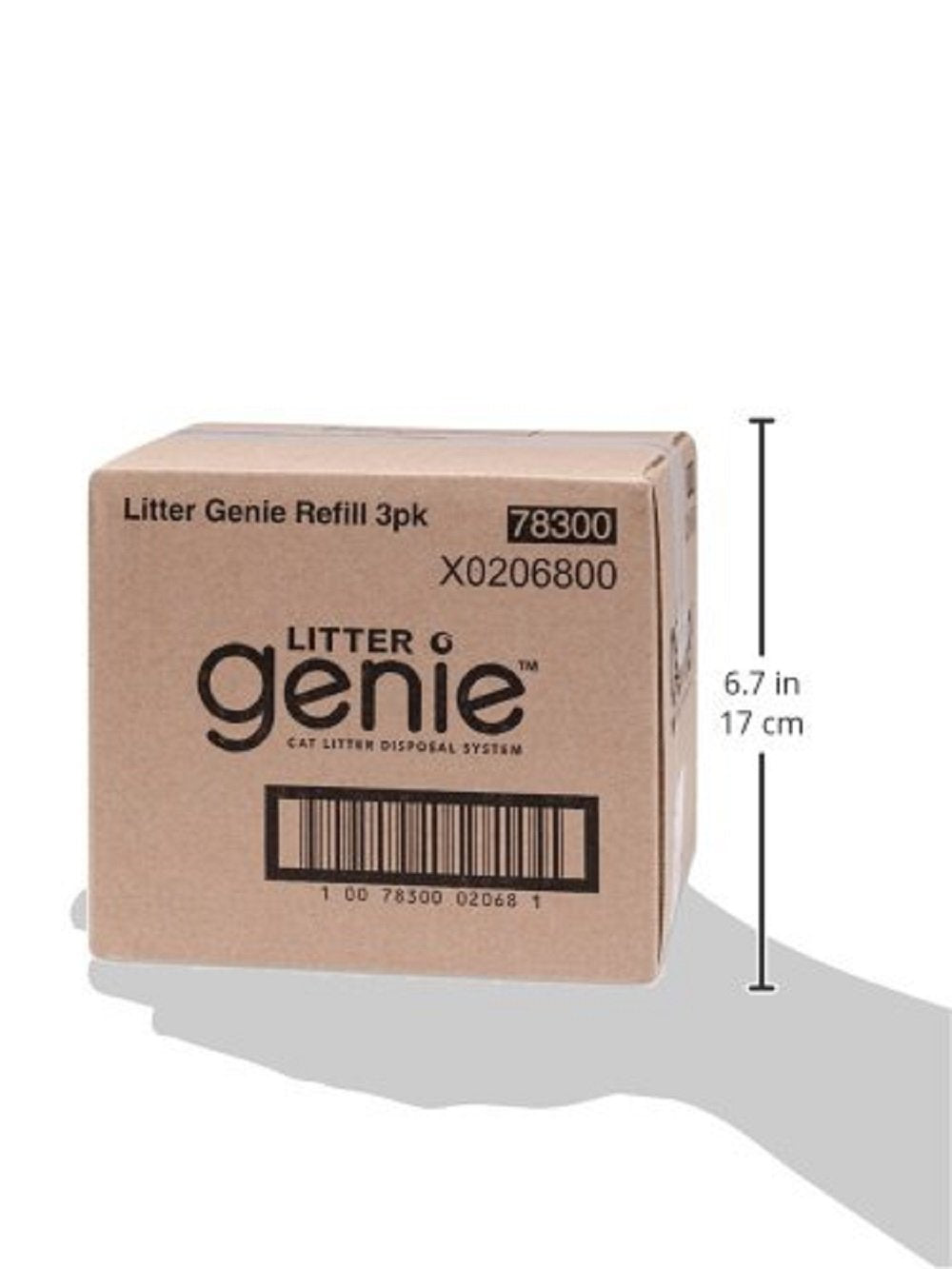 Litter Genie Refill 3 Pack in-use image demonstrating tidy waste disposal routine