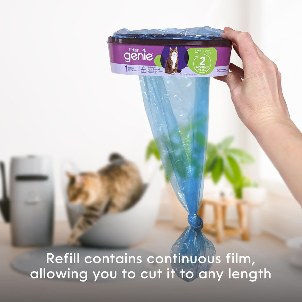 Litter Genie standard pail two-week capacity with one cat