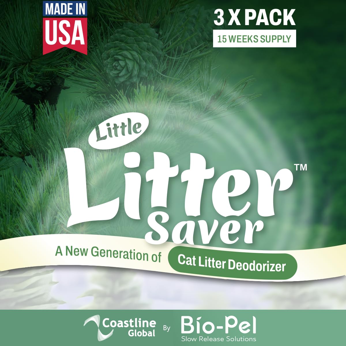 LITTLE SAVER 3-pack quantity highlights value and extended supply for busy households.