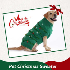Littledropet dog christmas sweater bells close-up highlights charm and festive flair.