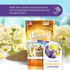 LITTLE SAVER Hamster Odor Blaster grains dry and non-clumping for cleaner bedding.
