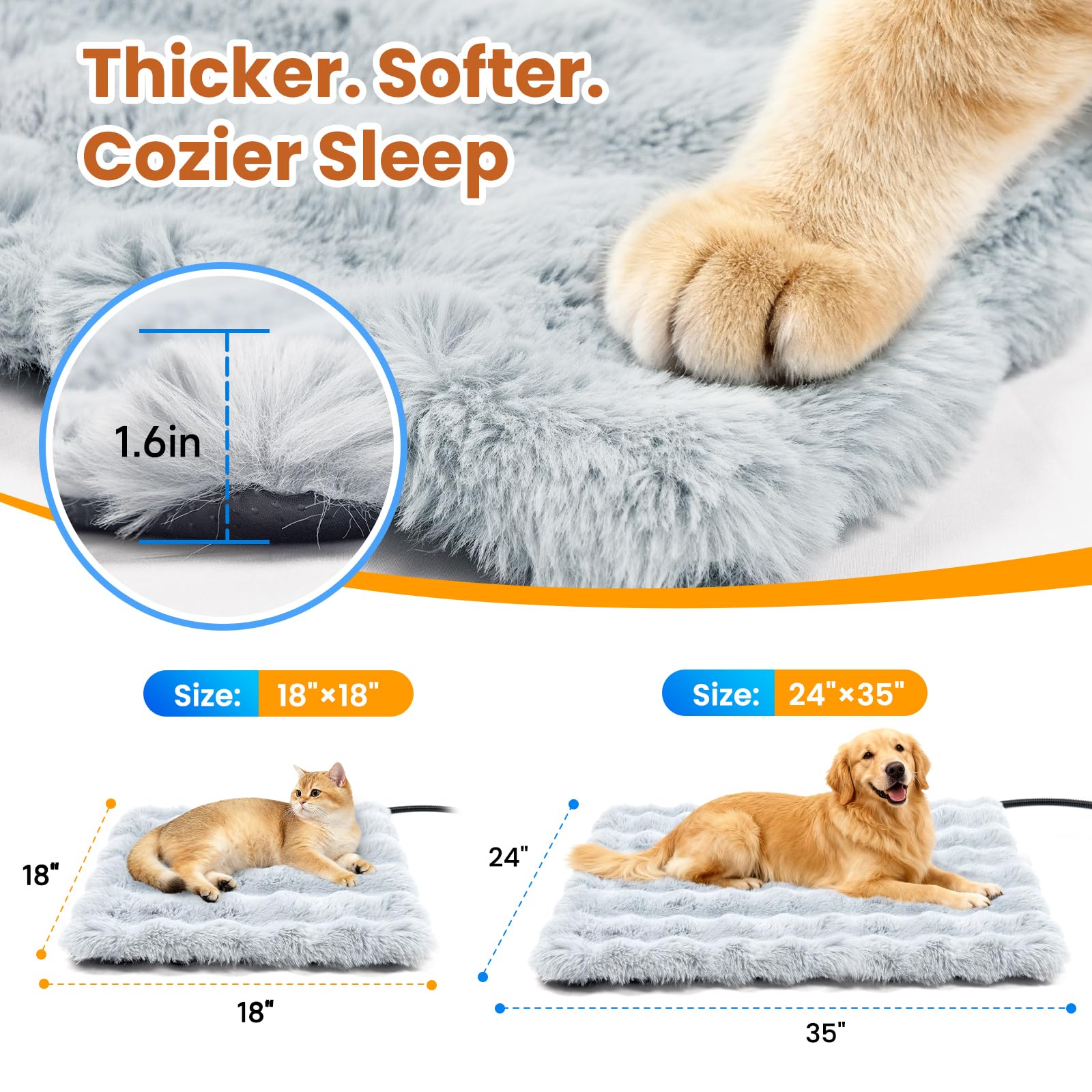 Littlo Kozytail chew-resistant cord and robust build for peace-of-mind use.