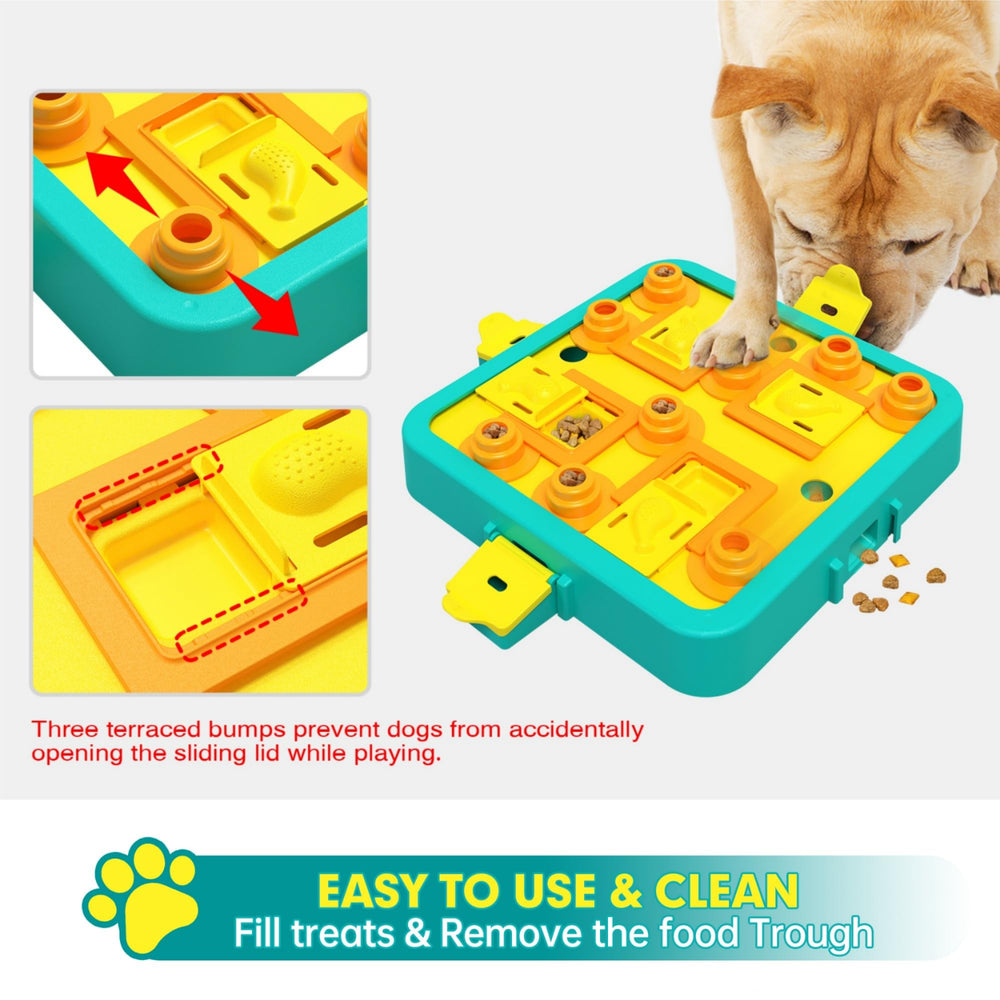 LiuMelinda dog puzzle advanced blue board durable and long-lasting