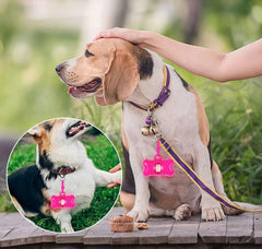 LIUSM 5-roll poop bags ready for quick tear-off during outdoor walks.