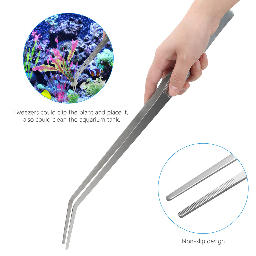 Liveek 15.3 inch sand spatula for substrate shaping.