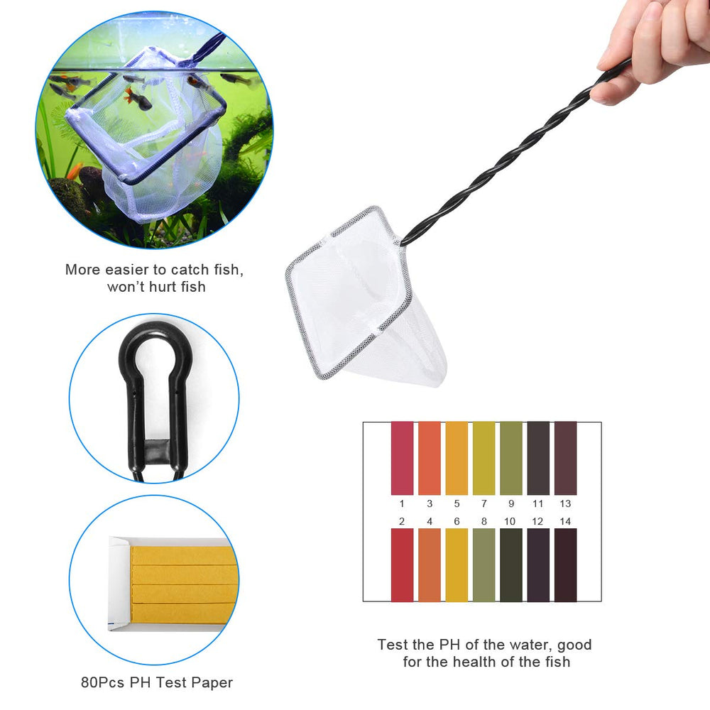 Liveek fish net captures debris without stressing fish.
