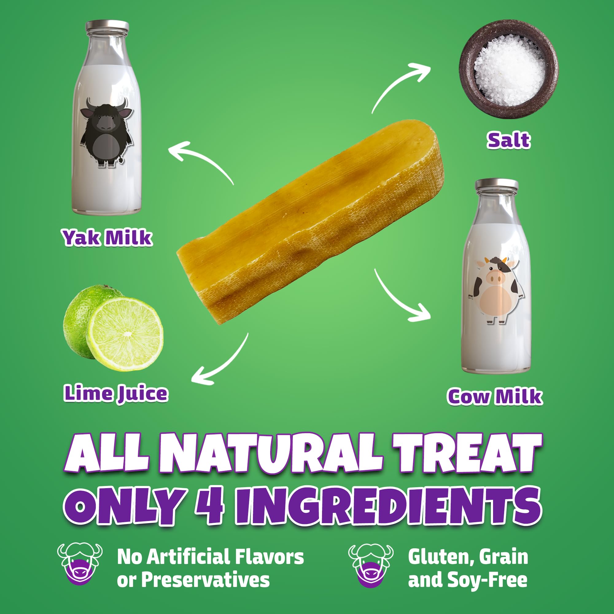 Lively Tails long-lasting yak chew texture supports extended play sessions for dogs.