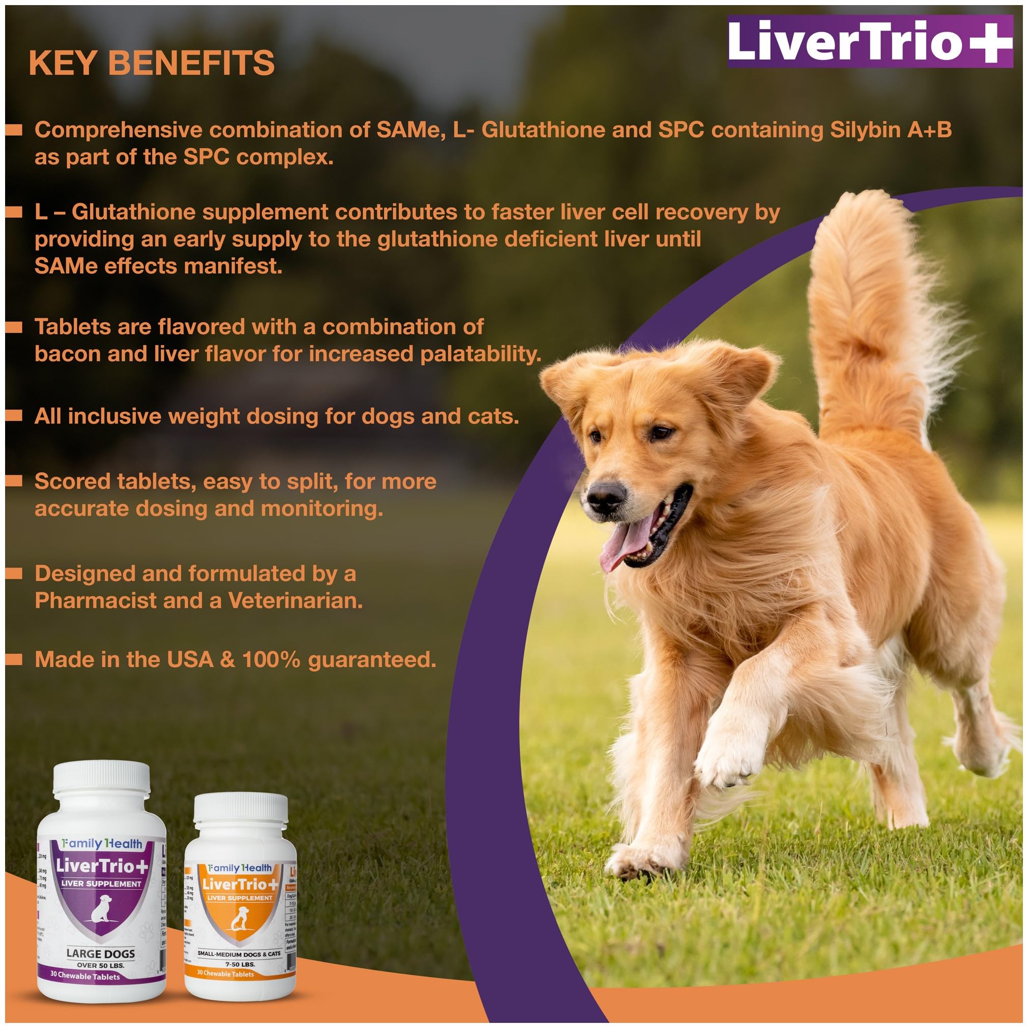 LiverTrio+ formula aiming for improved nutrient absorption.