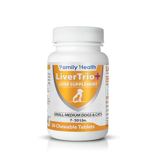 LiverTrio+ small-dog serving shown for easy dosing.