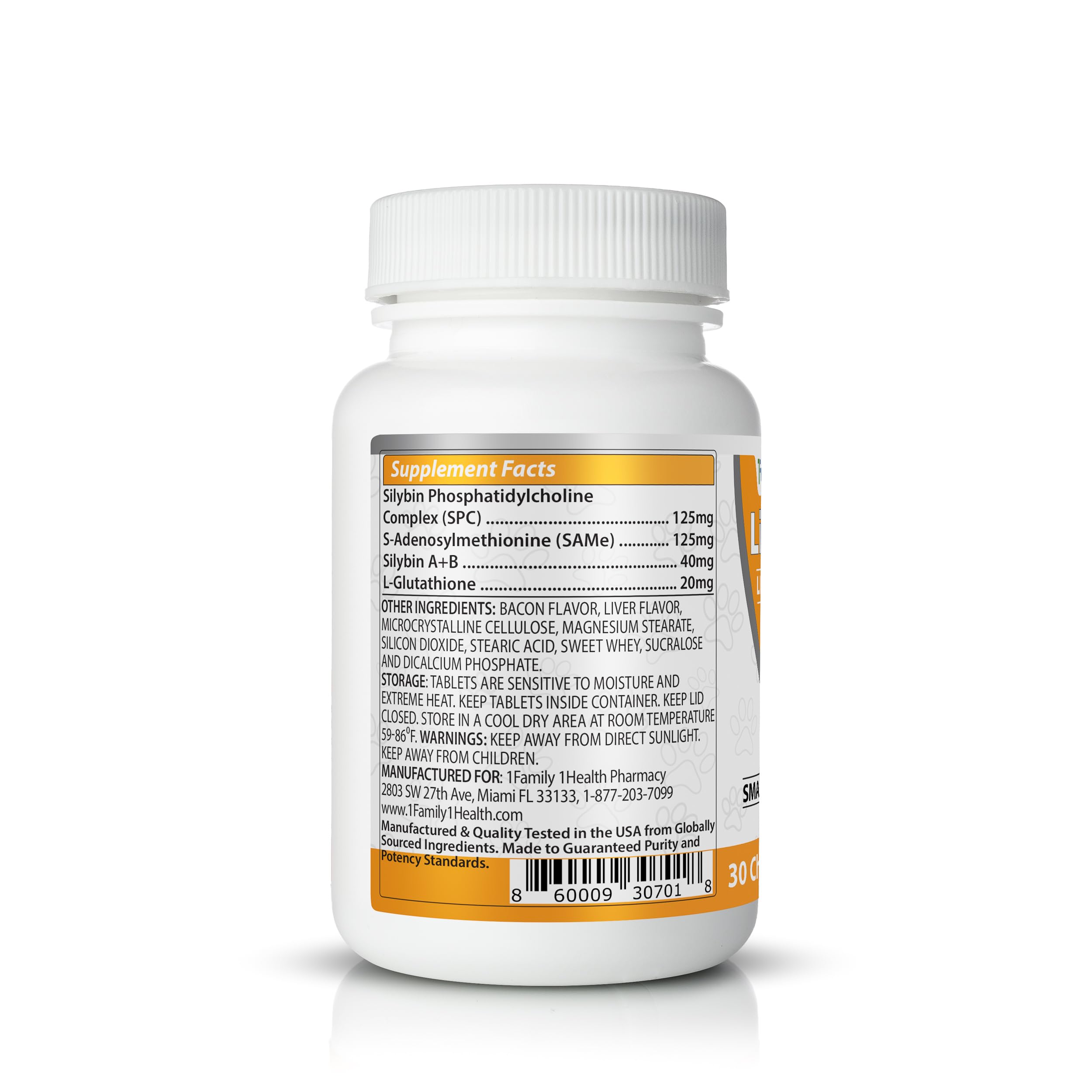 LiverTrio+ veterinarian-developed formula emphasizes professional backing.