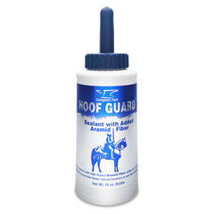 Livingston Tech Hoof Guard Sealant bottle shows 16oz easy-to-use protection for hooves.