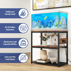Livofloral stand charging station demonstrates built-in outlets for simplified aquarium gear power