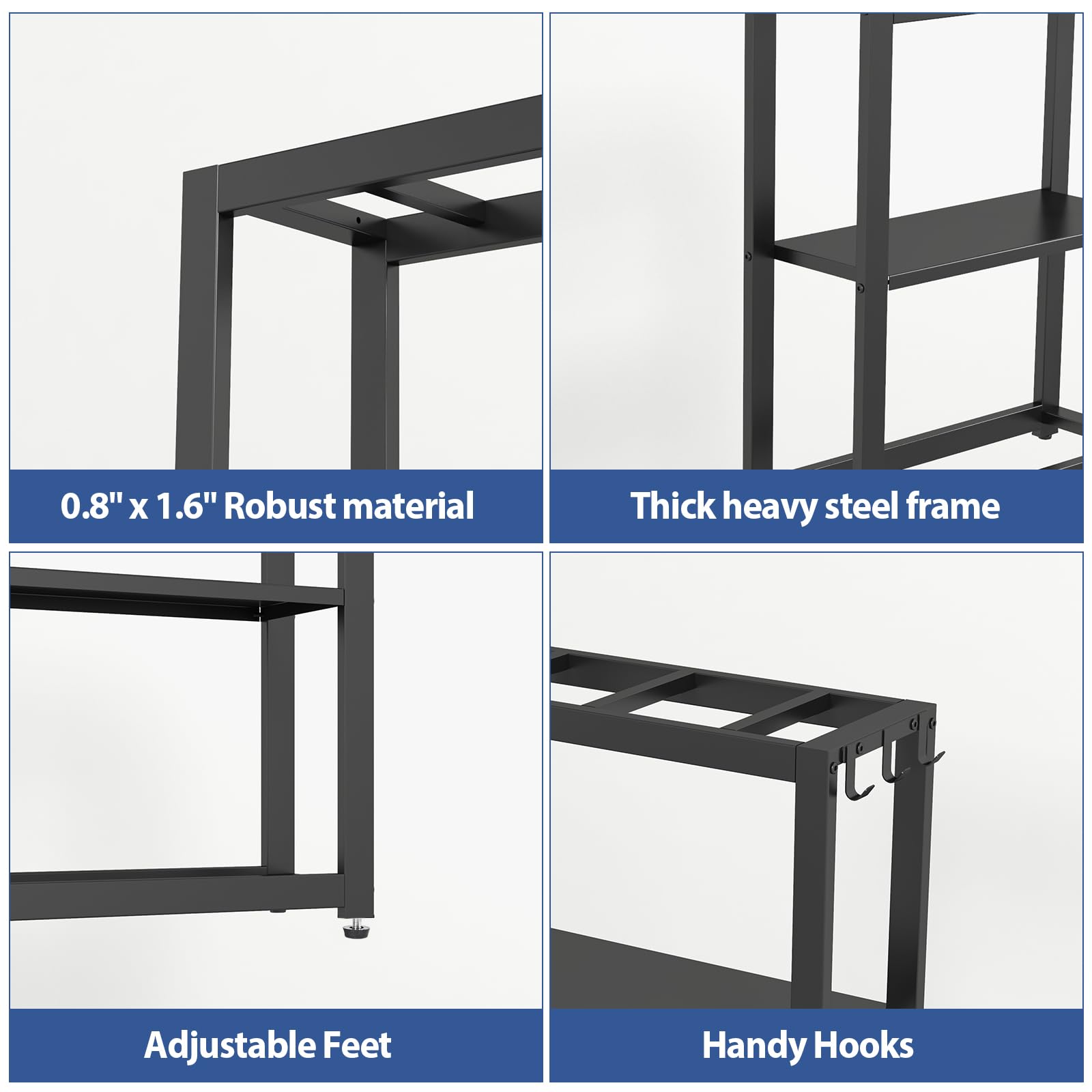Livofloral tank stand assembly-ready tubes for quick setup