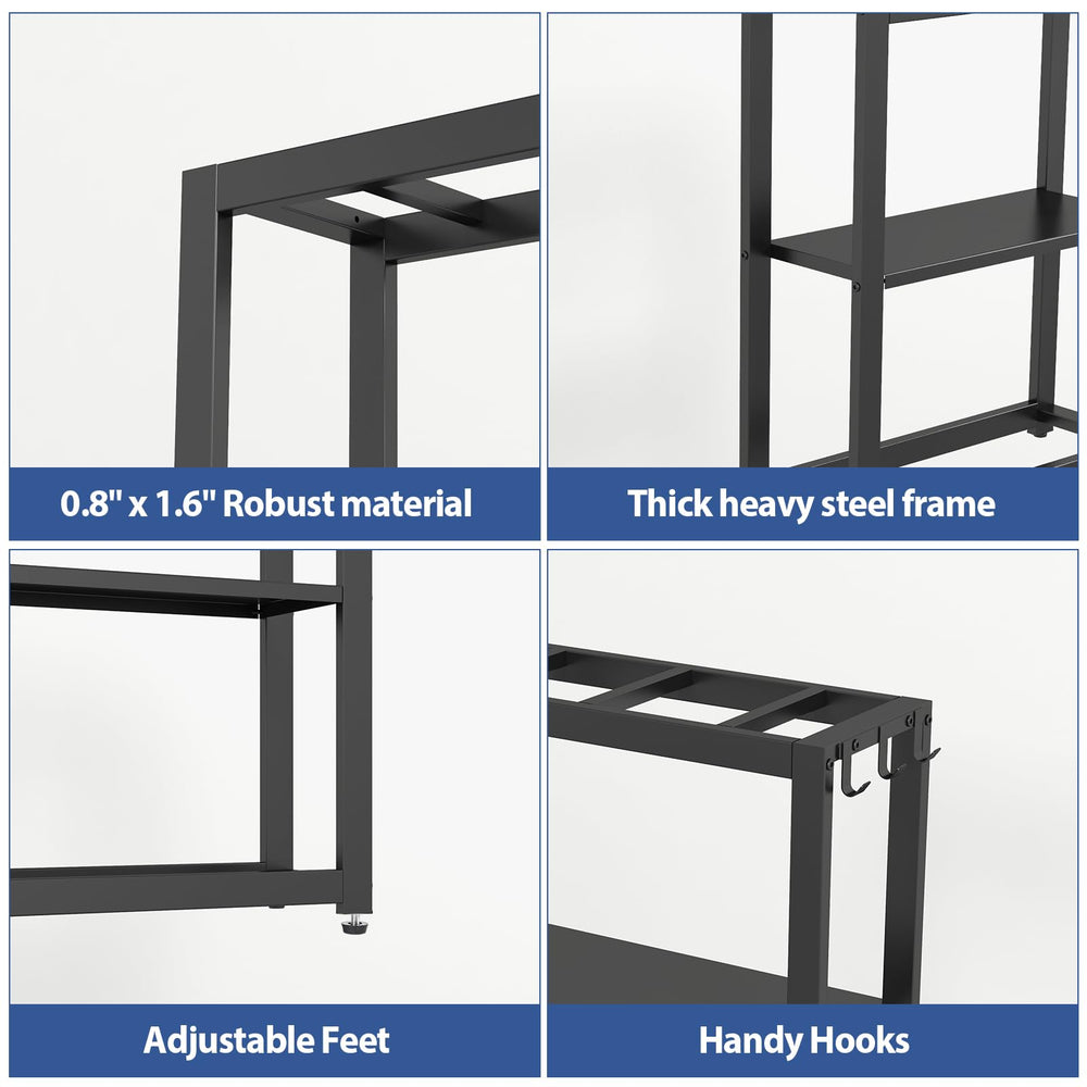 Livofloral tank stand assembly-ready tubes for quick setup