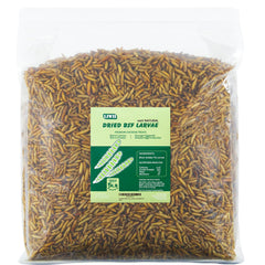 LIWII dried BSF larvae 5lb bulk pack provides affordable poultry protein for healthy flocks.