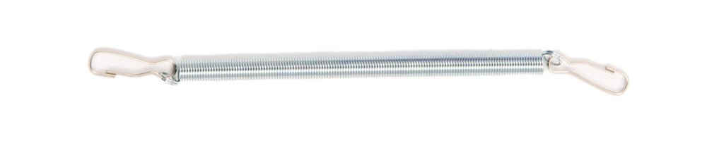Lixit replacement water bottle spring with clips showing secure attachment for leak-free use