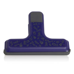 Lixit rubber-seal bag clip provides secure grip on various bag types.