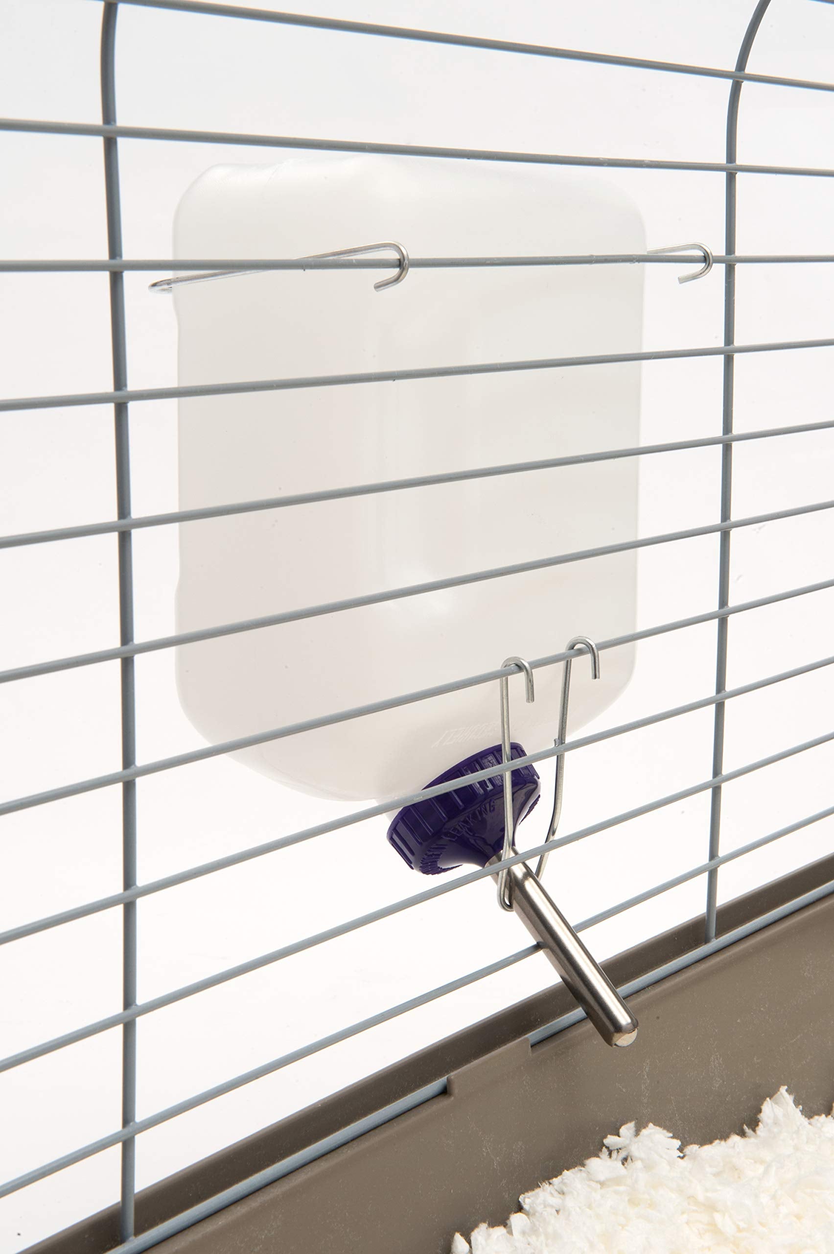 Lixit tubes 304-grade stainless steel close-up highlighting smooth satin finish for pet-safe use.