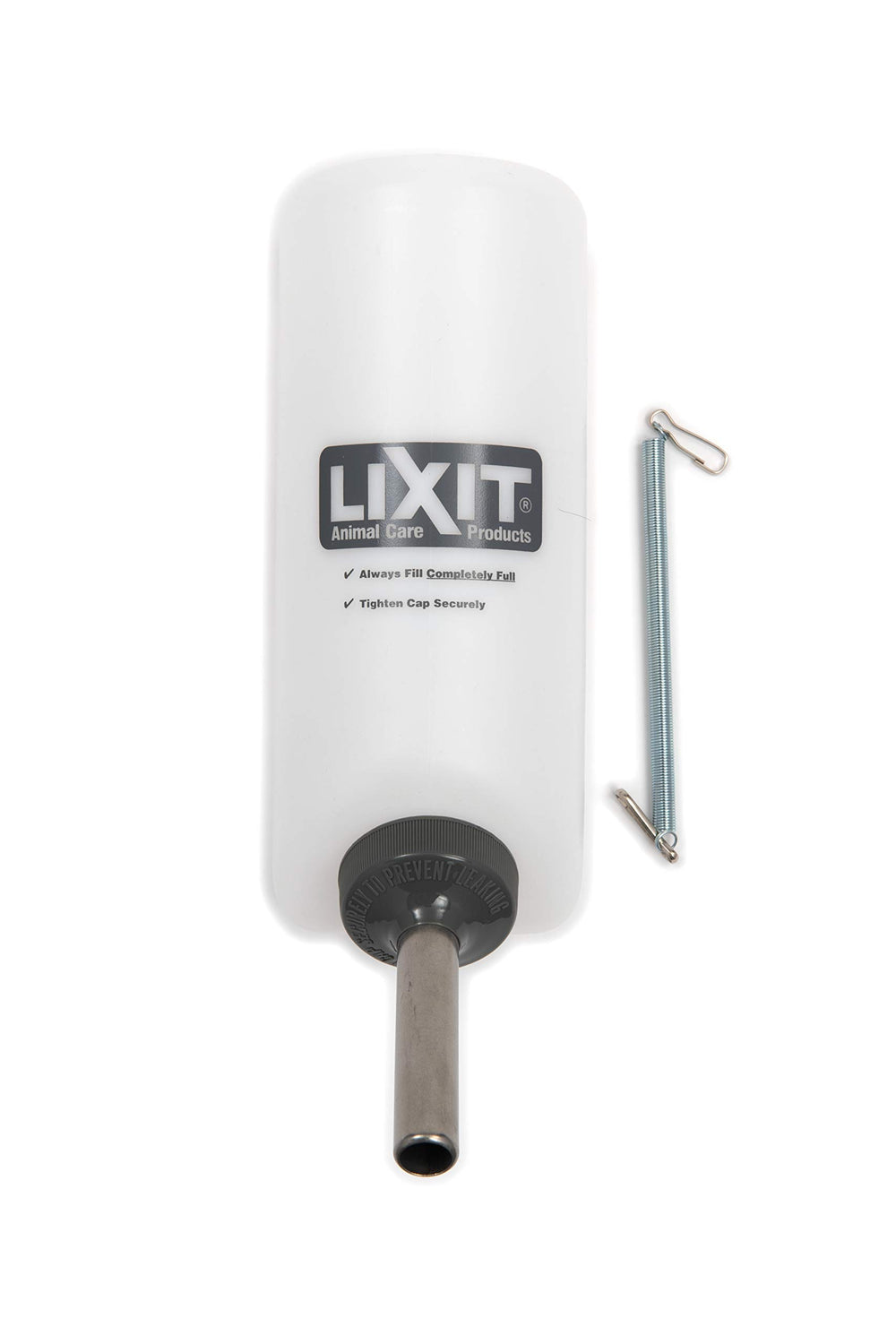 Open bottle demonstrates easy filling and thorough cleaning for busy households.