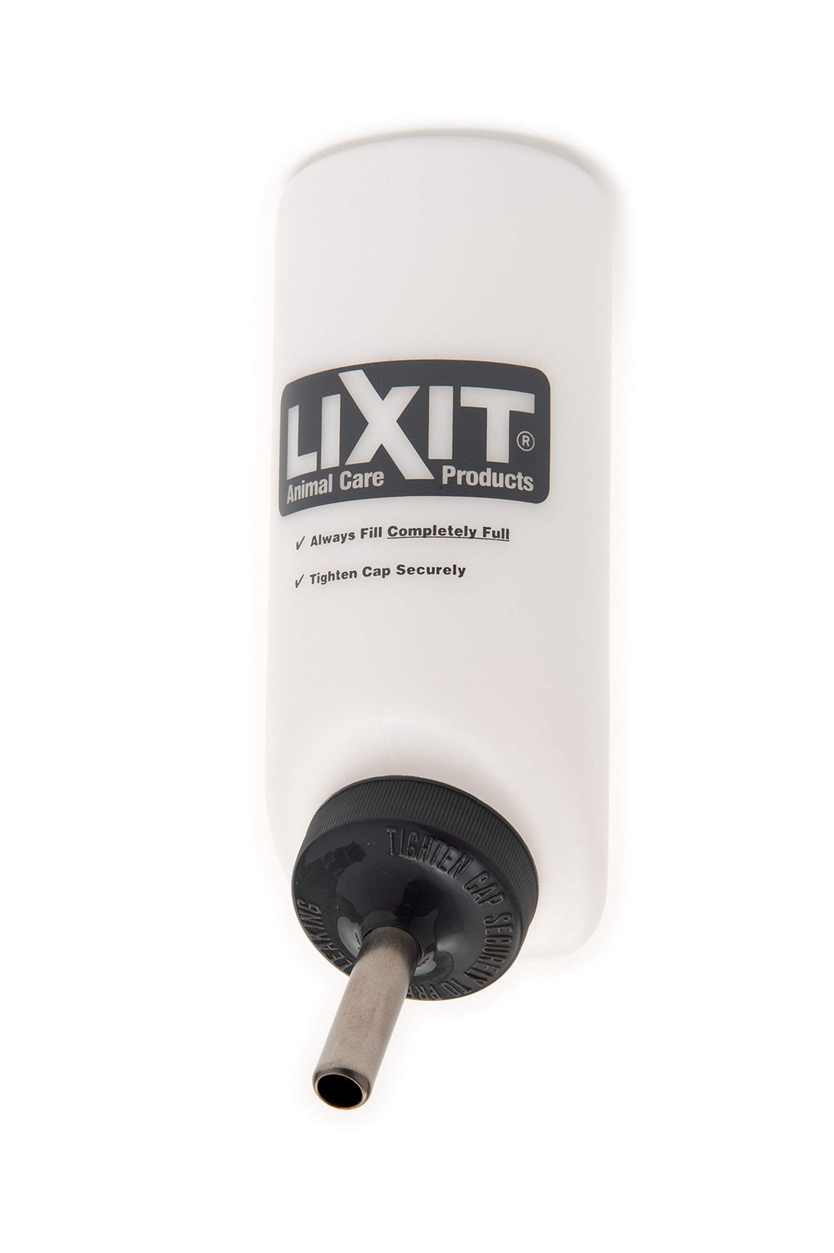 Lixit wide mouth water bottle small-dog opaque plastic keeps water fresh
