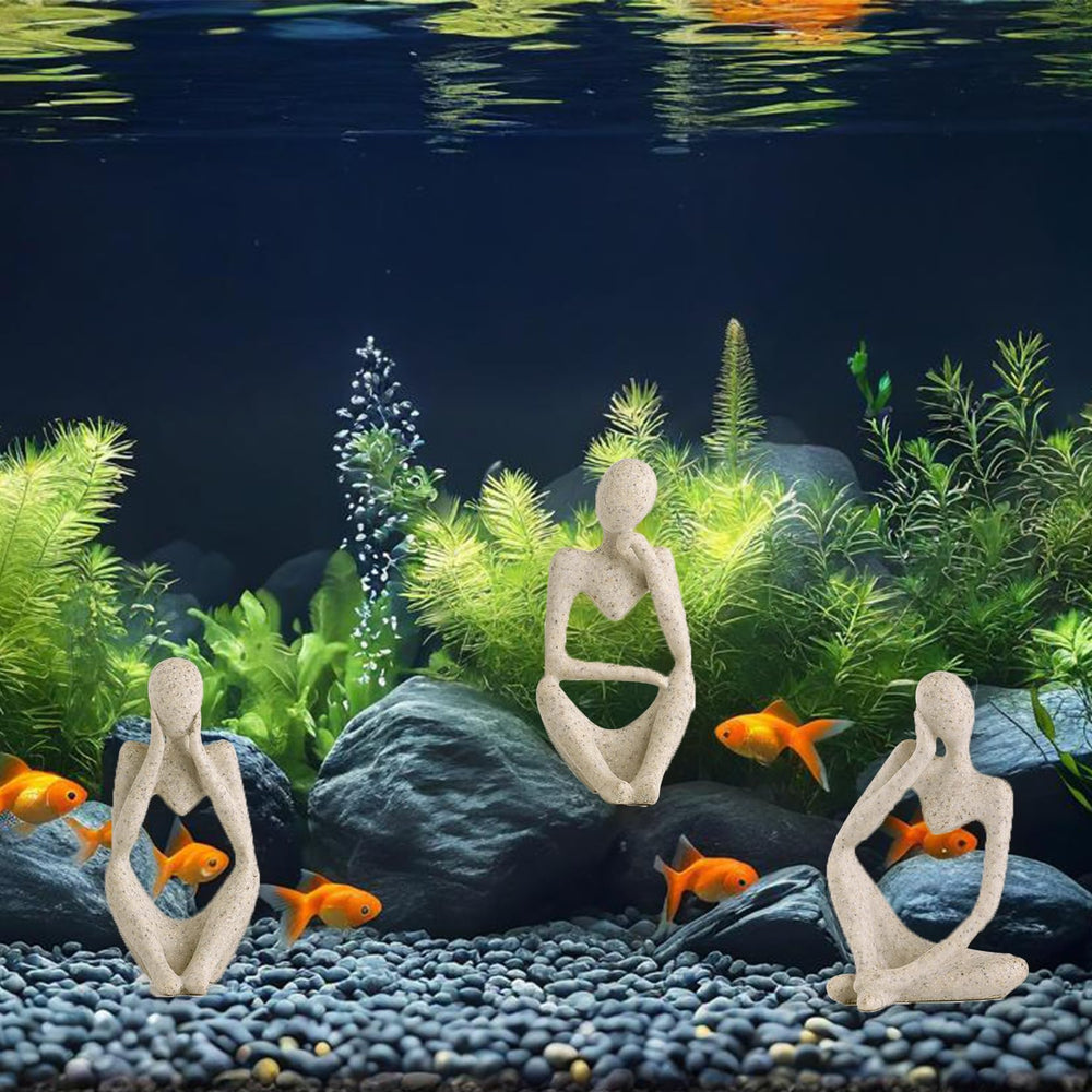 LIYAOLI office-desk aquarium art statue brings subtle decor to workspaces.