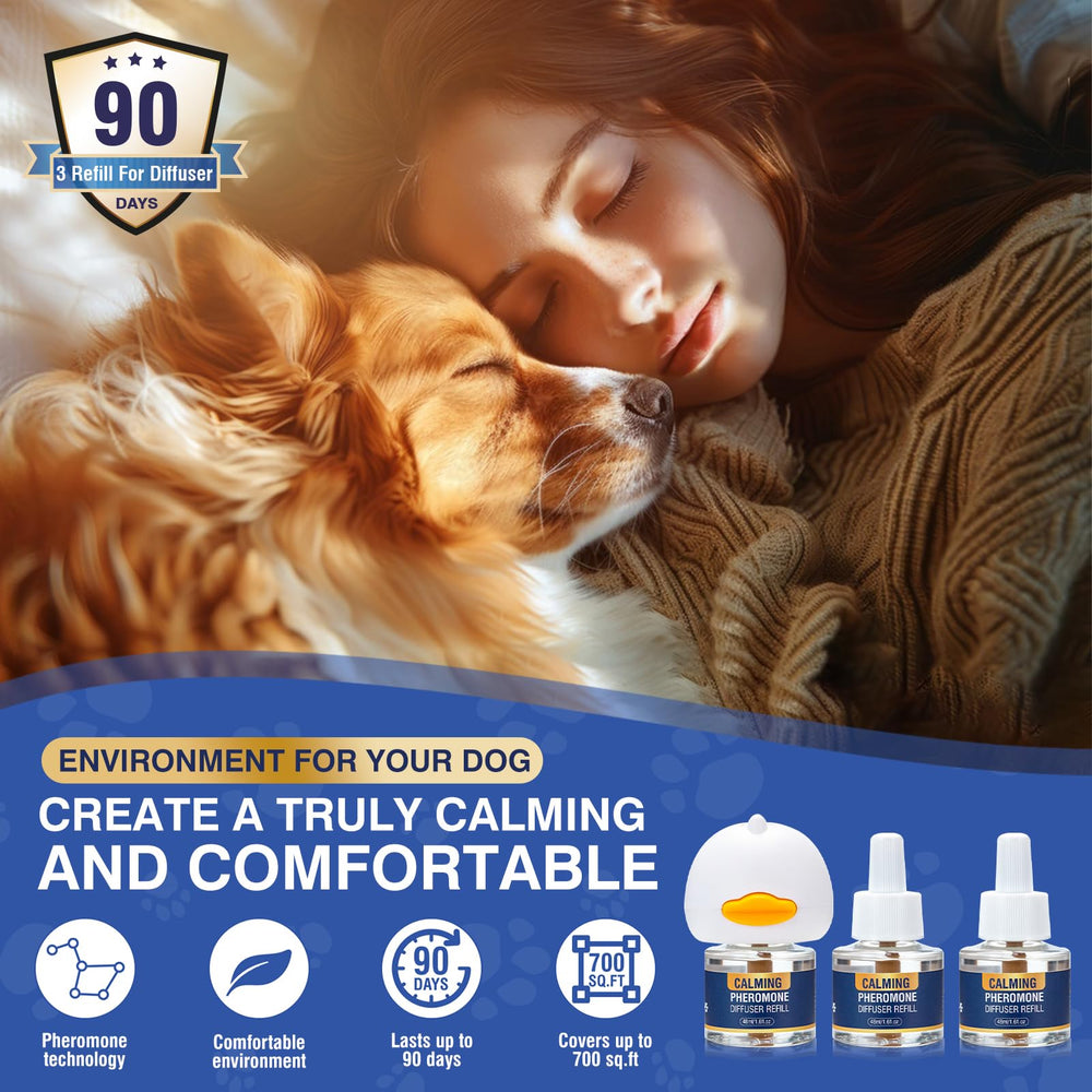 LKBHGF calming diffuser refill 48ml ensures ongoing dog calm