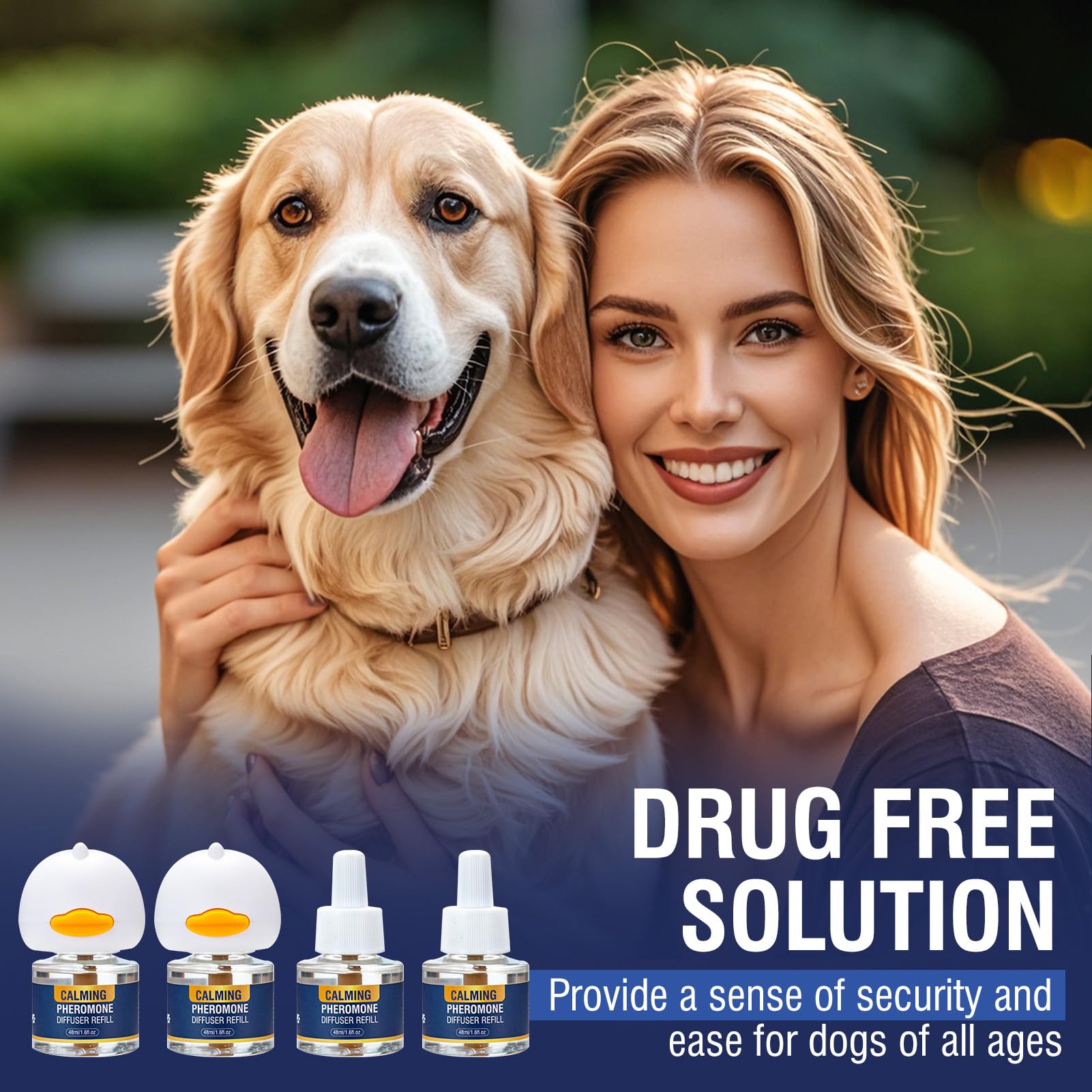 LKBHGF dog calm diffuser in cozy living room setup