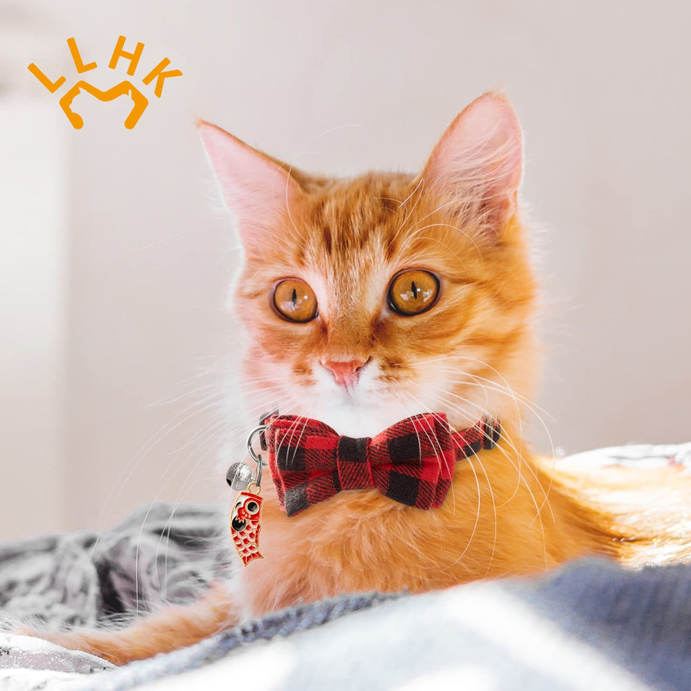 LLHK breakaway cat collar buckle shown for safety and quick detachment.