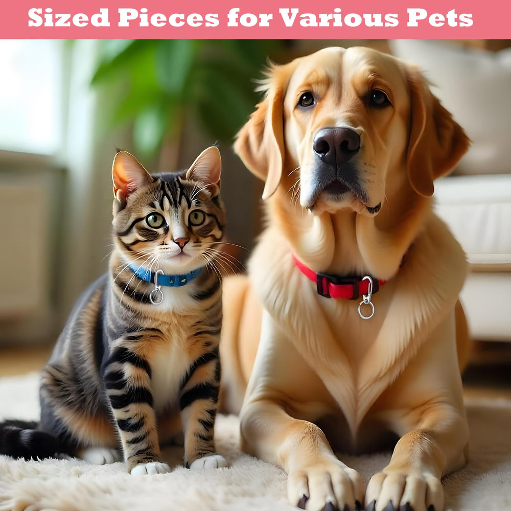 LLOUSSAK collar and harness compatibility highlights flexible use.