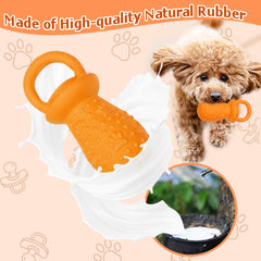 LLSPET dog toy featuring teething bumps for gum massage and dental debris reduction.