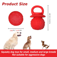 LLSPET chew toy features textured nubs that help massage gums during chewing.