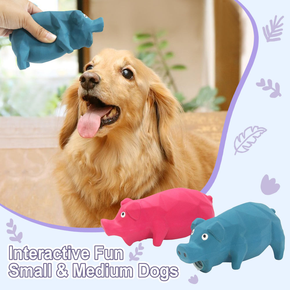 LLSPET latex dog toy is durable yet soft for safe play with small/medium dogs.