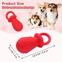 LLSPET latex dog toy durable surface shows tough chew resistance