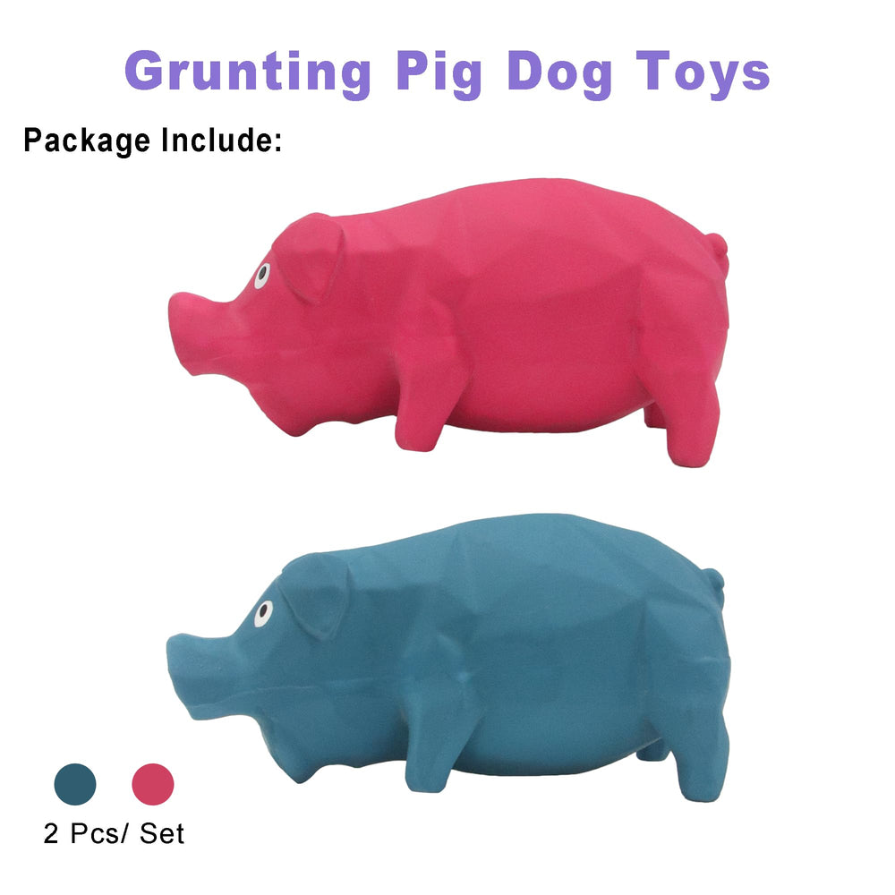 LLSPET pig toy close-up showing eyes and nostrils for interactive play.