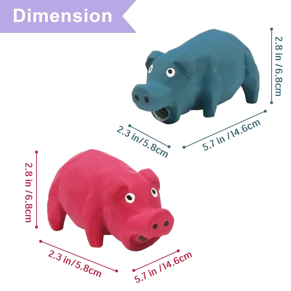 LLSPET piglets with diamond facets creating eye-catching texture during chew.