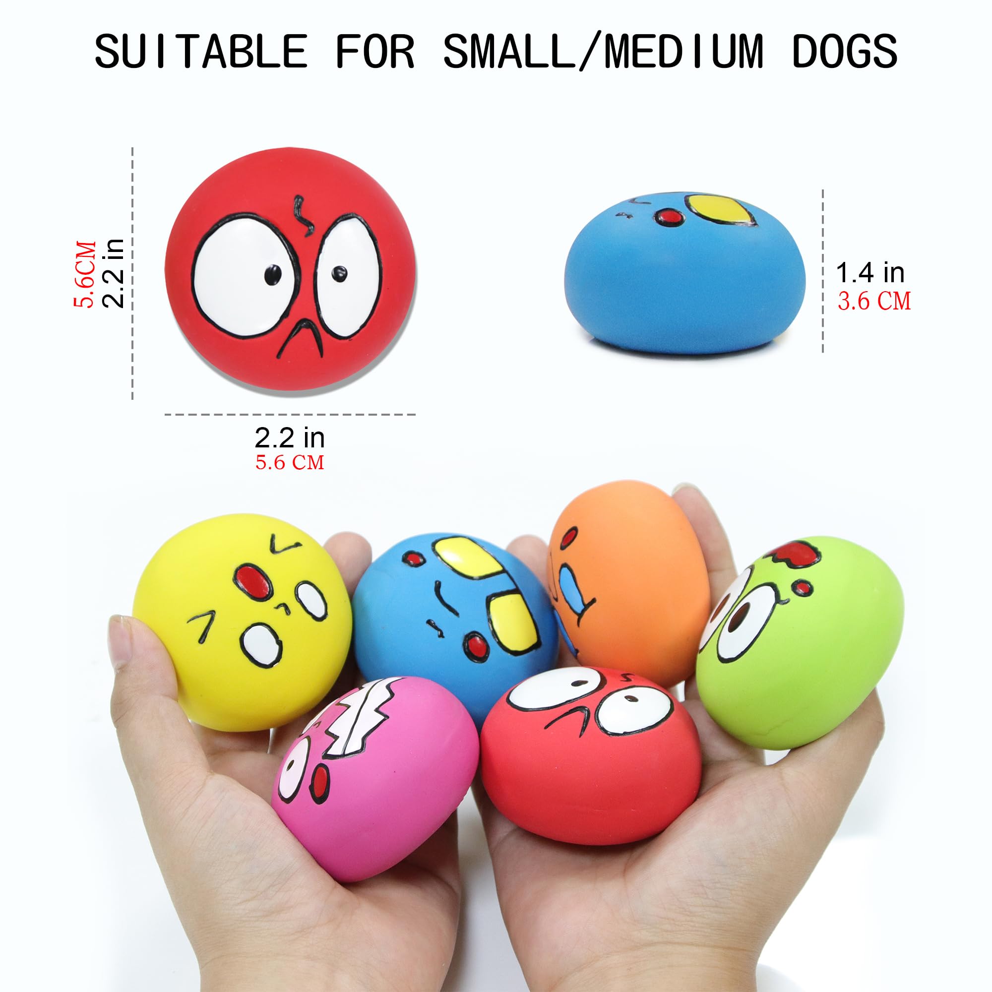 LLSPET squeaky dog toy ball green encourages exercise and bonding through solo or group play.