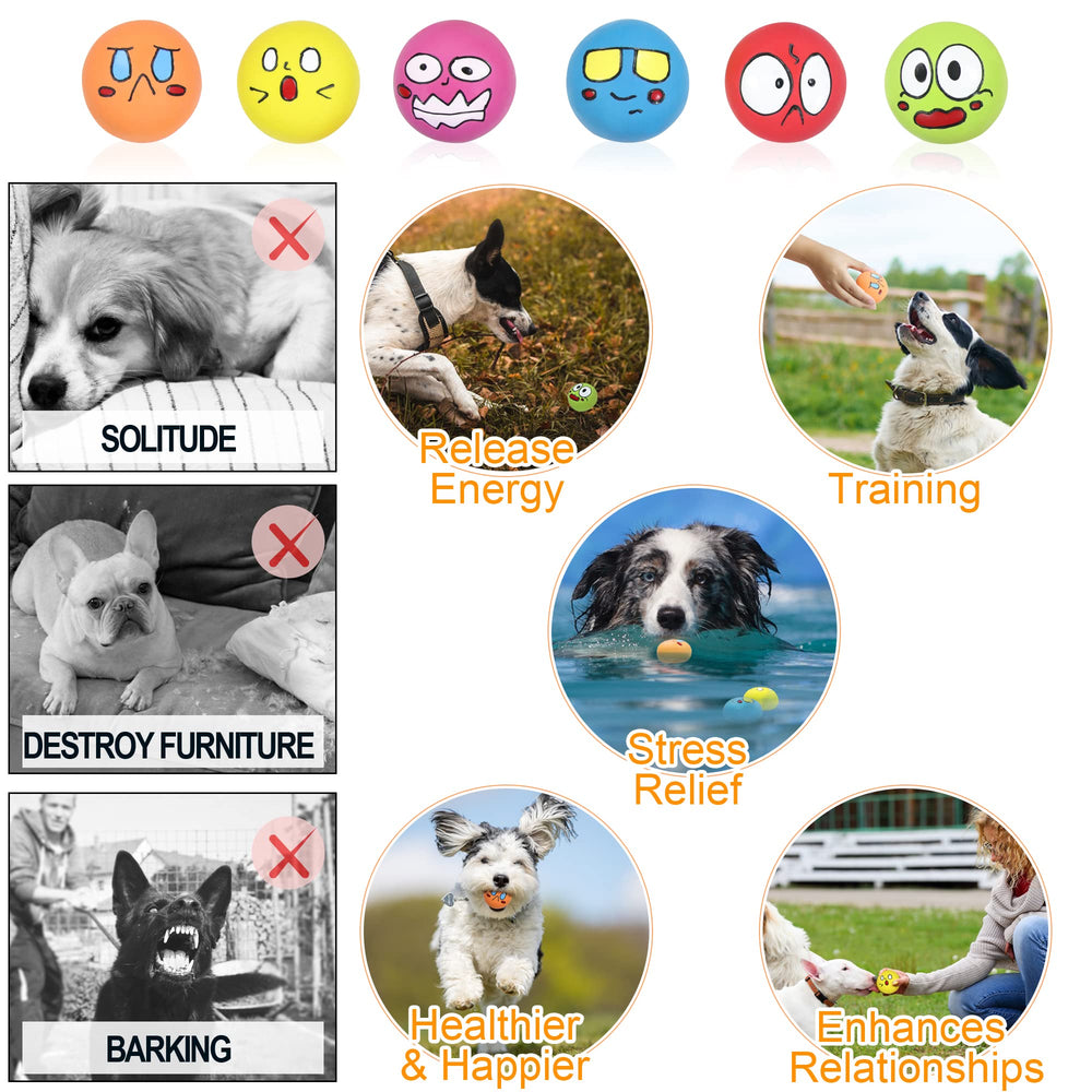 LLSPET squeaky dog toy ball purple offers gentle resistance for teething and solo play.