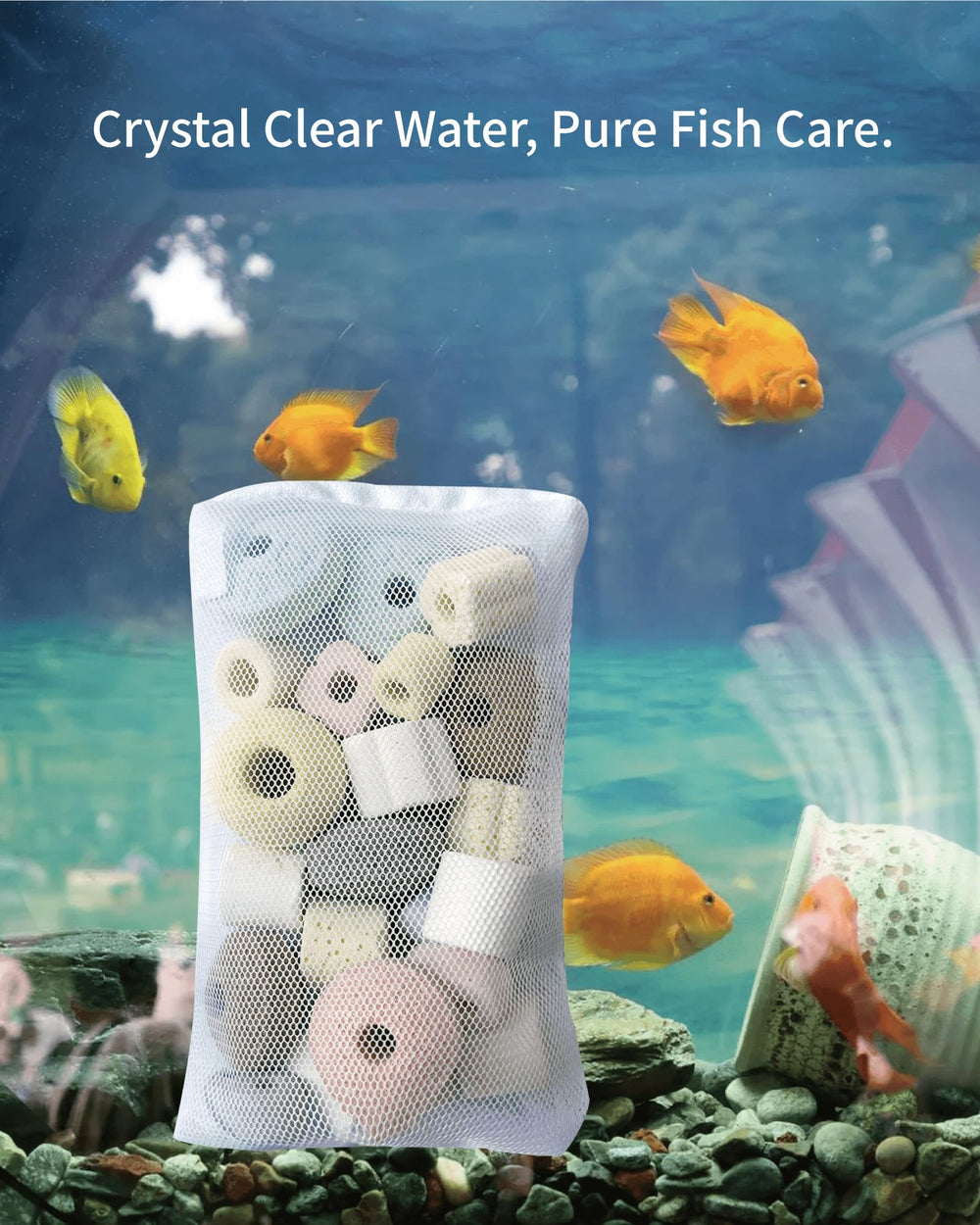 LLTGMV filter bags fit in-tank filters for streamlined media