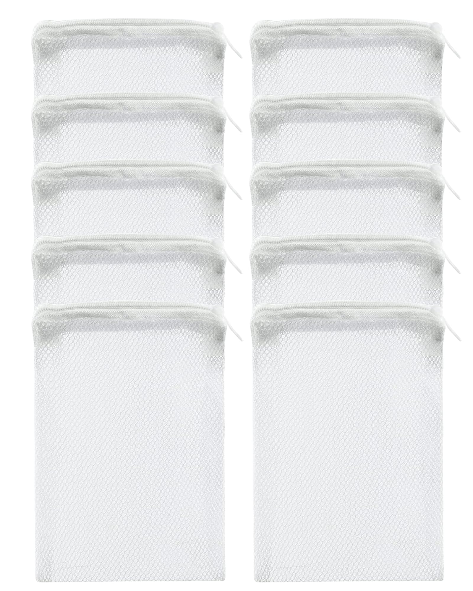 LLTGMV aquarium filter media bags with zipper for secure reusable filtration media storage