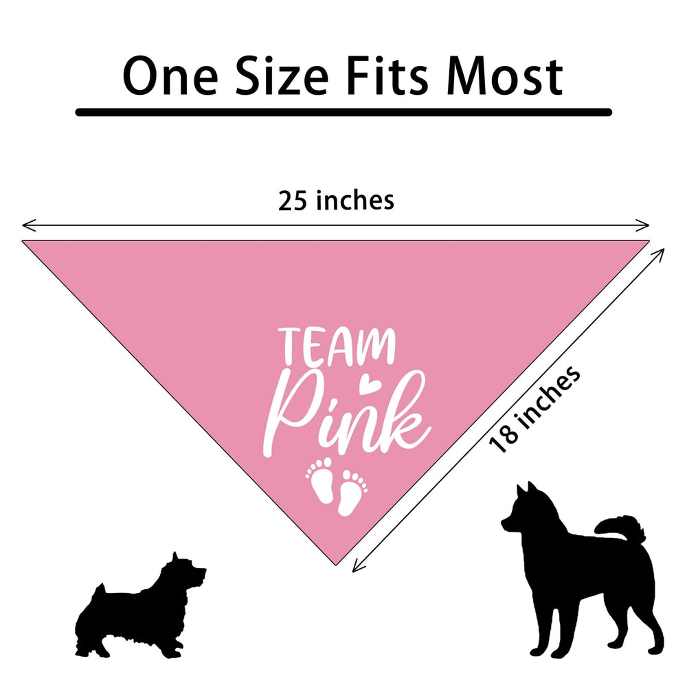 Lmaurrizt Team Pink Bandana on dog, versatile size for most breeds