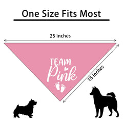 Lmaurrizt Team Pink Bandana on dog, versatile size for most breeds