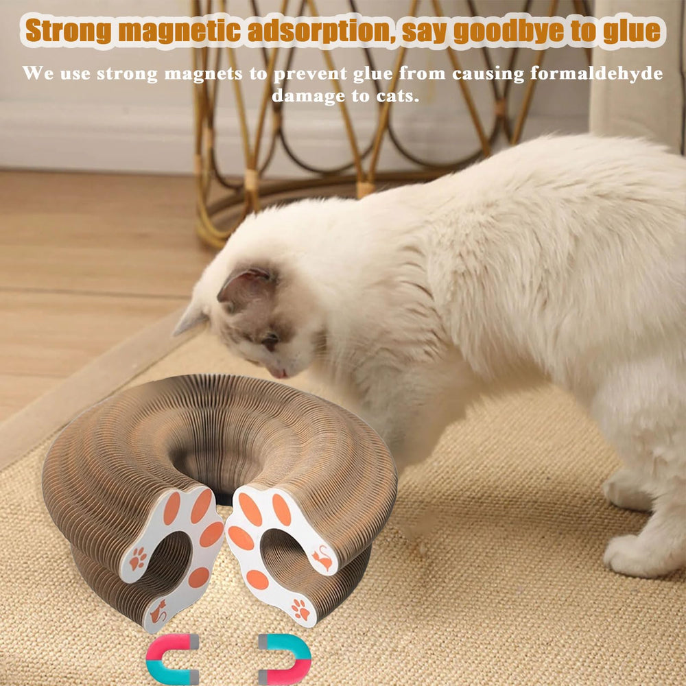 Lmipki Twisty Paws wave shape offers versatile layouts for scratching.