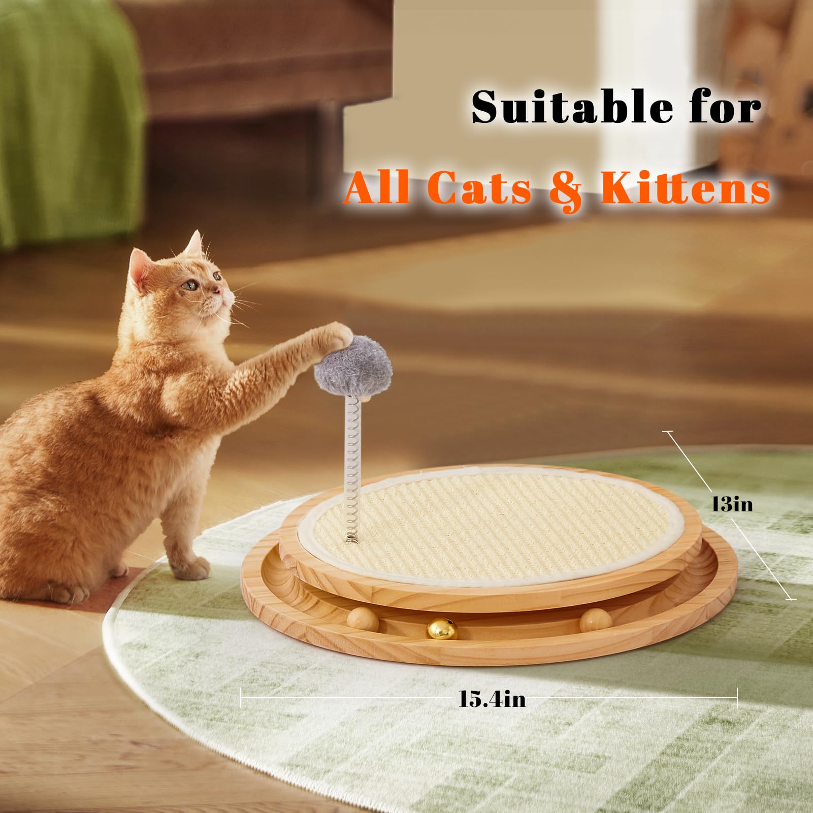 LMUGOOS assembly manual: quick screw-together setup for cat toy