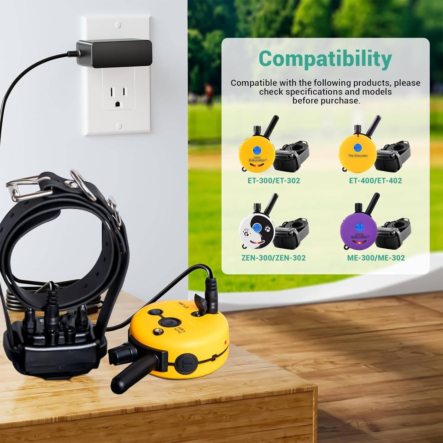Lnauy educator charger side ports illustrate versatile connections for Educator collars.