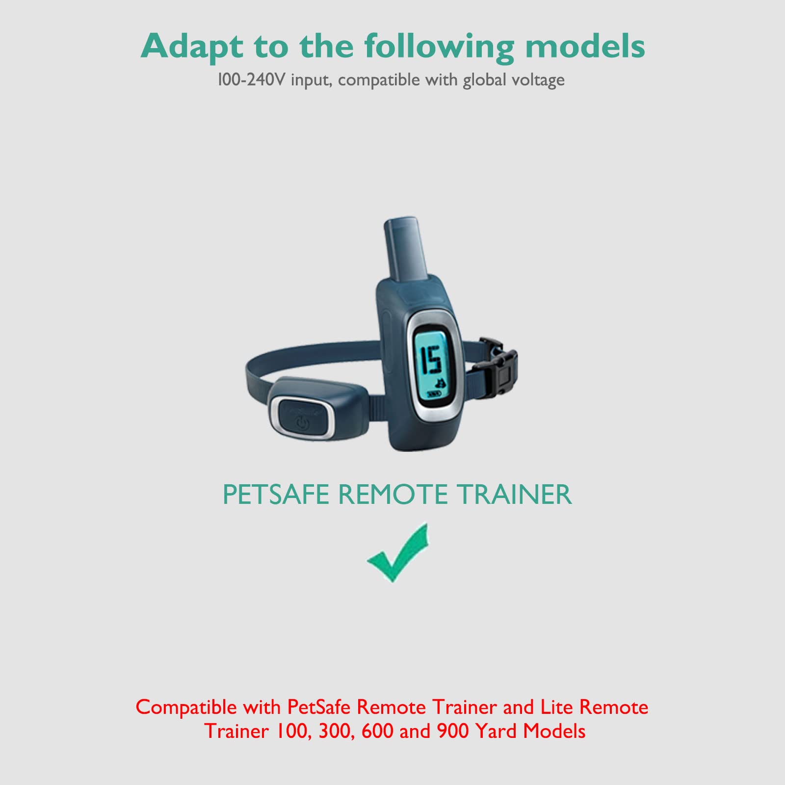 Lnauy Petsafe charger cable for 600-yard trainer fosters reliable charging during training.